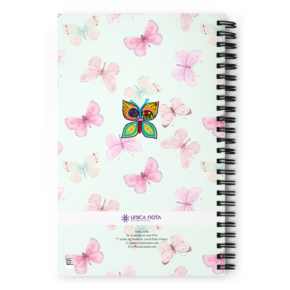 Vue derrière du carnet Weird Butterfly Unica Nota