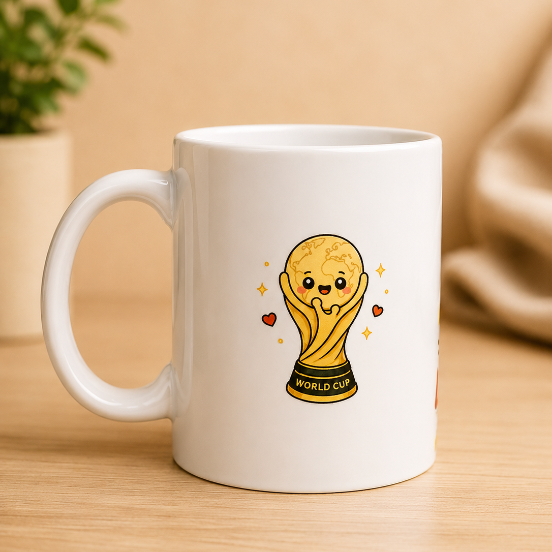 Face Coupe du monde du mug "Viva Algérie" pour les supporteurs fan de football algérien
