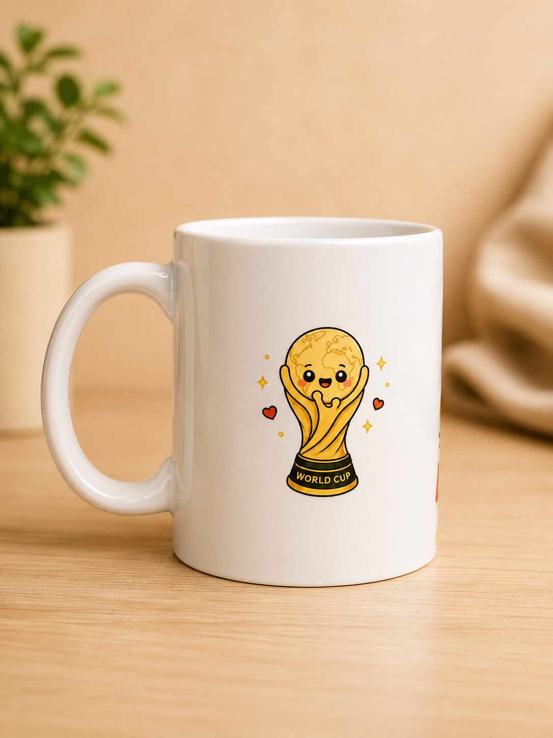 Face Coupe du monde du mug "Viva Algérie" pour les supporteurs fan de football algérien