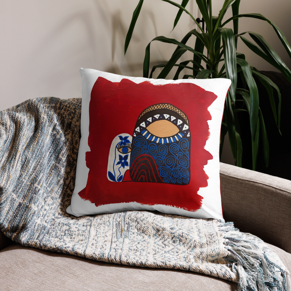 Housse de coussin 22x22 Even in Despair, Hope Survives – design artistique inspirant – Unica Nota

