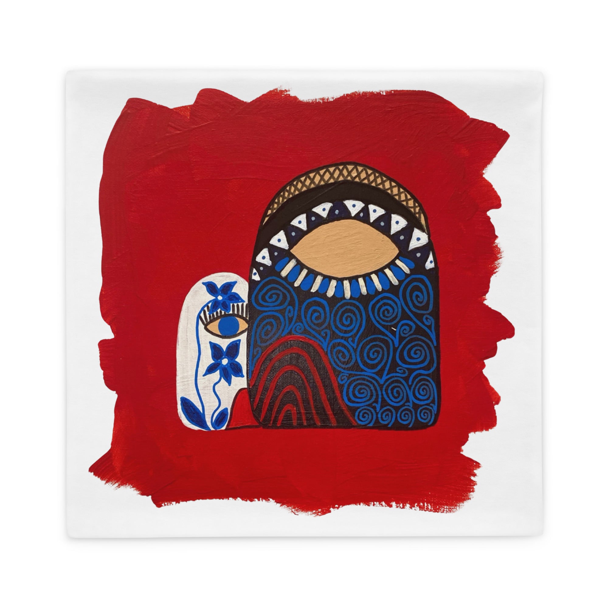 Housse de coussin 22x22 Even in Despair, Hope Survives – design artistique inspirant – Unica Nota

