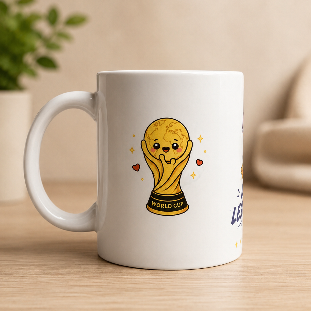 Face Coupe du Monde pour le Mug Allez Les bleus de Unica Nota