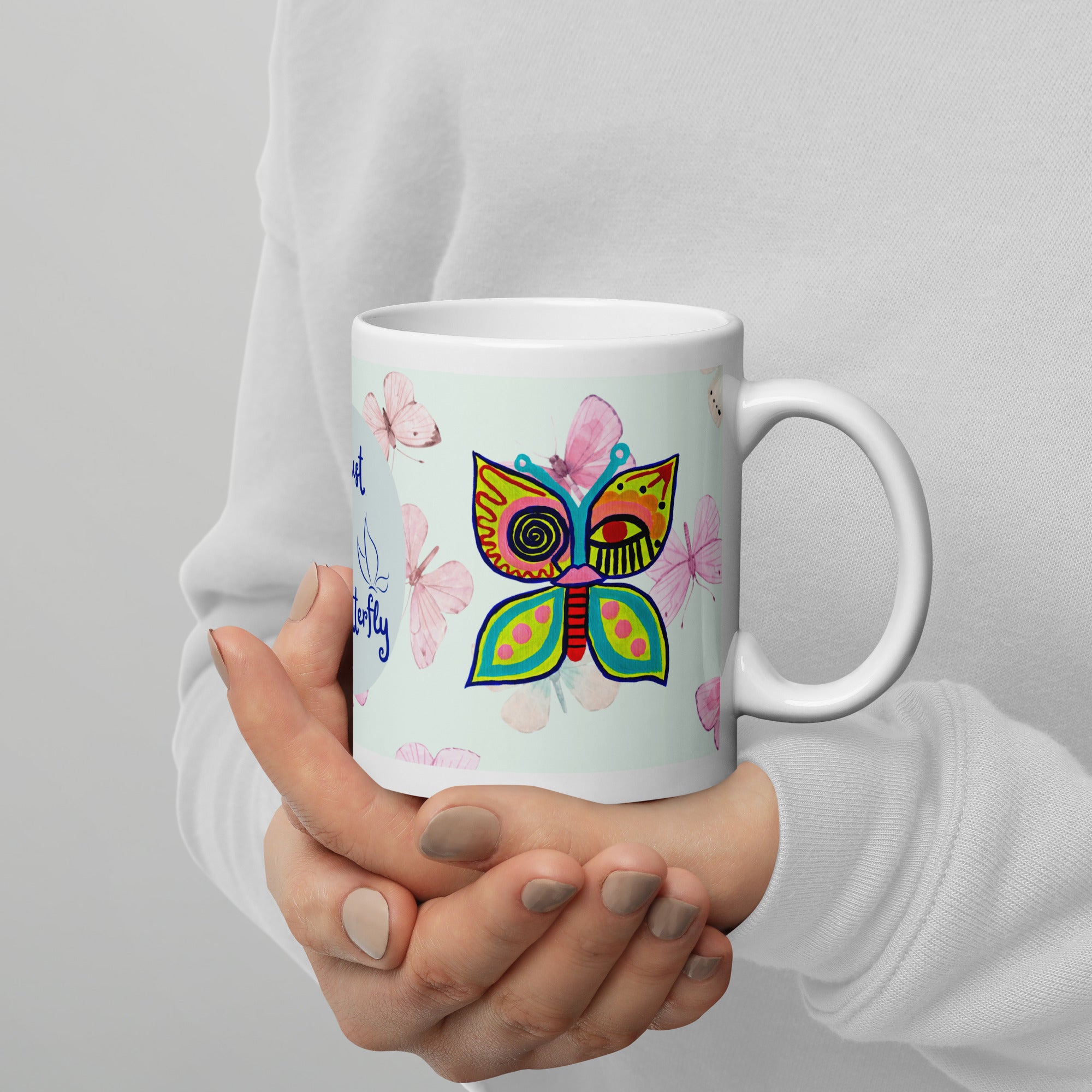Mug Weird Butterfly Tasse artistique unica nota design