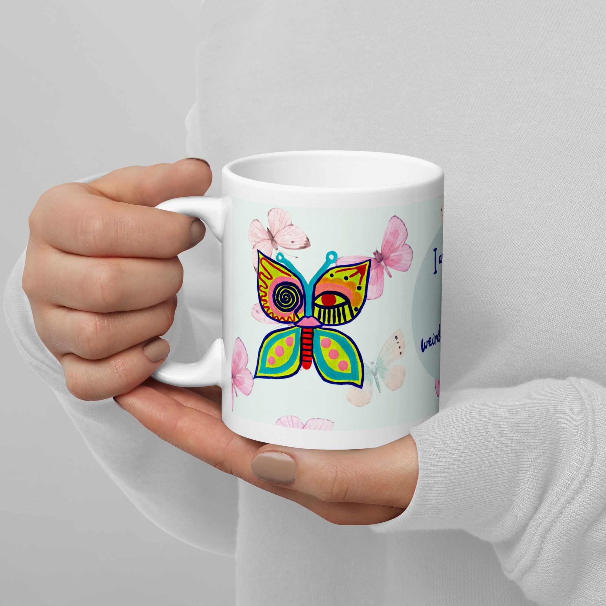 Weird Butterfly, mug unica nota unique design