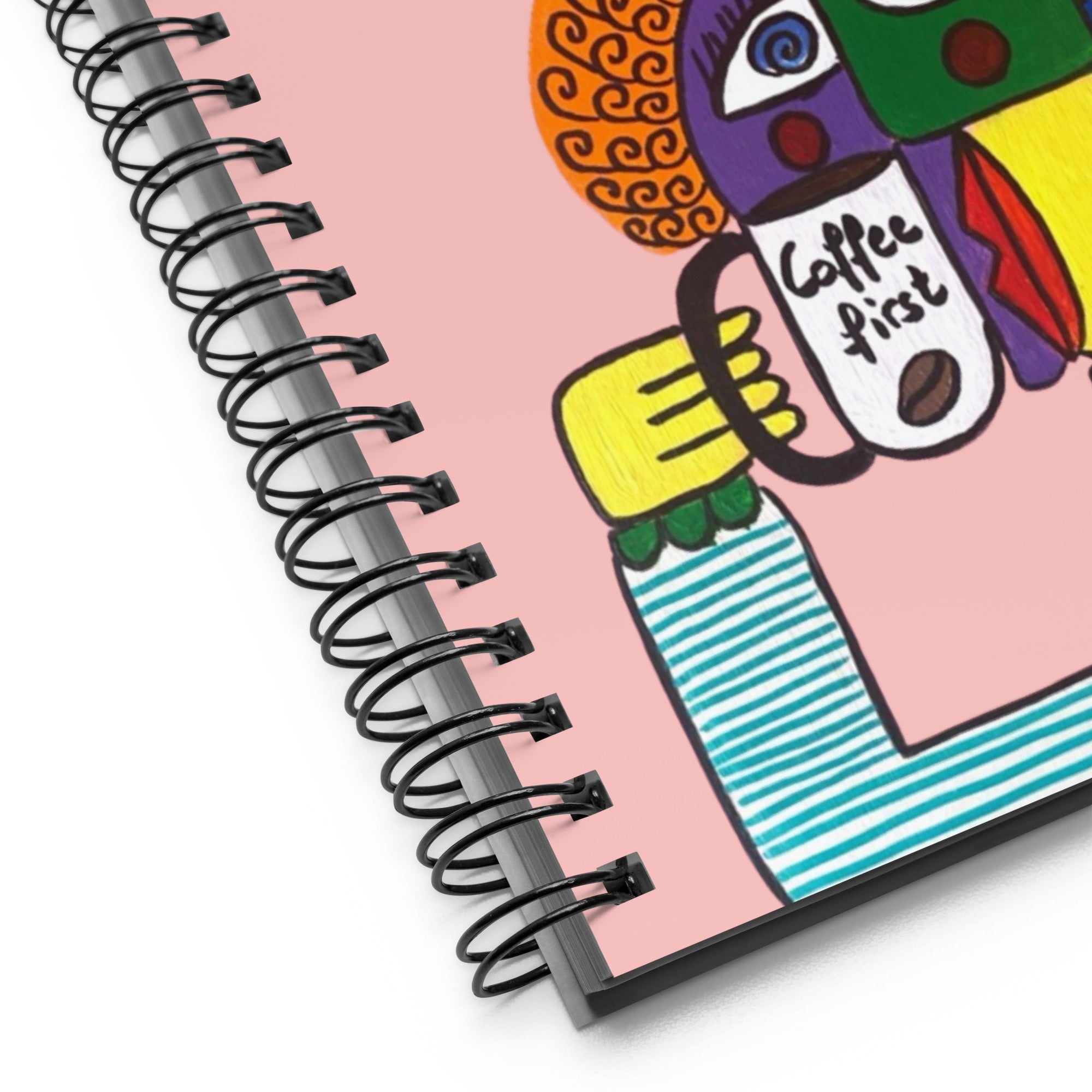 Spirale du carnet Coffee First de Unica Nota