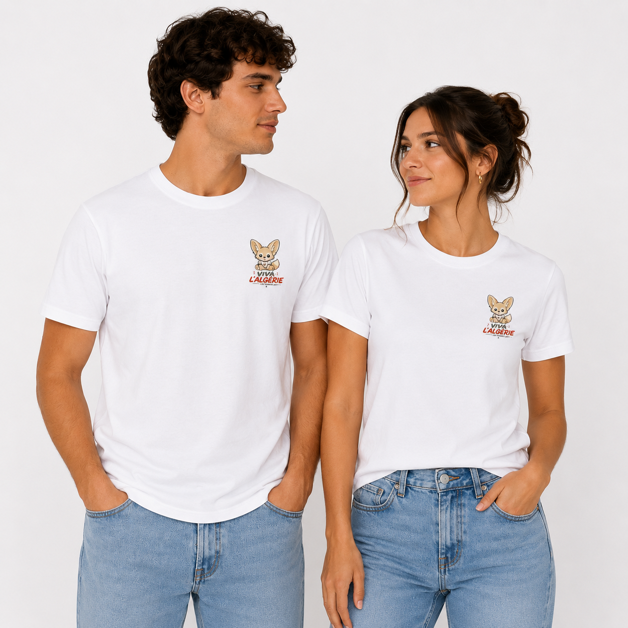 T-Shirt Unisexe idéal comme cadeau pour les supporters Algériens dans la coupe du Monde 2026