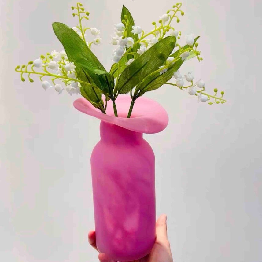 Contemporary Decorative Blooming Vase - Whimsical Eclectic Centerpiece Vases for Wedding & Dinner Party-5