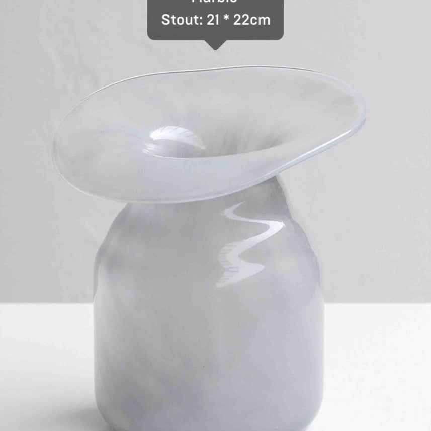 Contemporary Decorative Blooming Vase - Whimsical Eclectic Centerpiece Vases for Wedding & Dinner Party-12