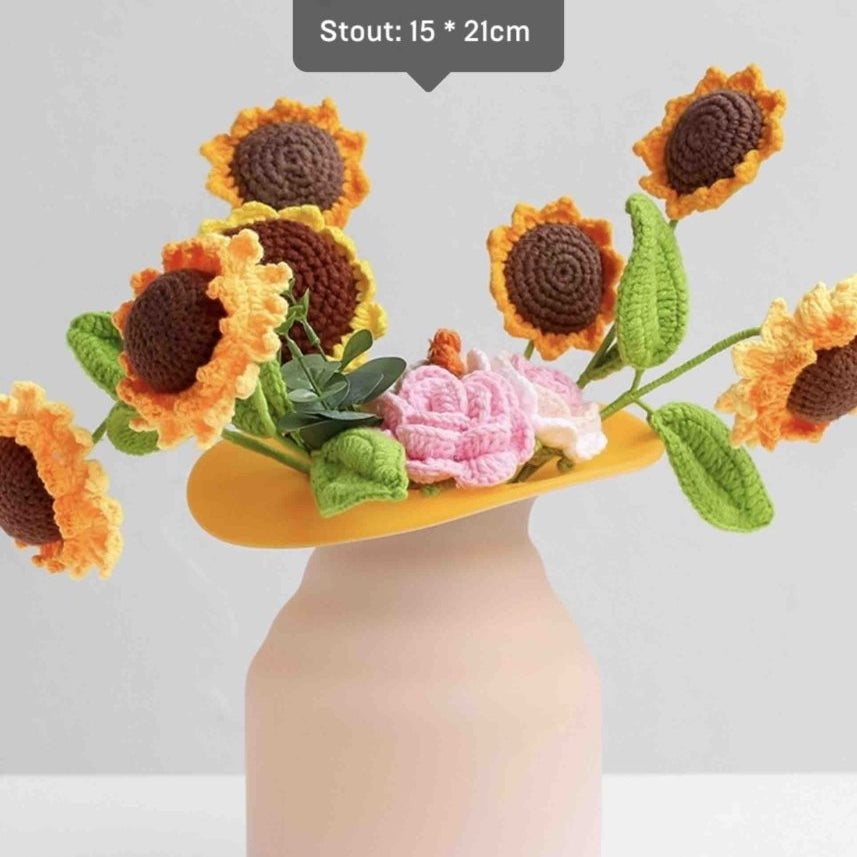 Contemporary Decorative Blooming Vase - Whimsical Eclectic Centerpiece Vases for Wedding & Dinner Party-8