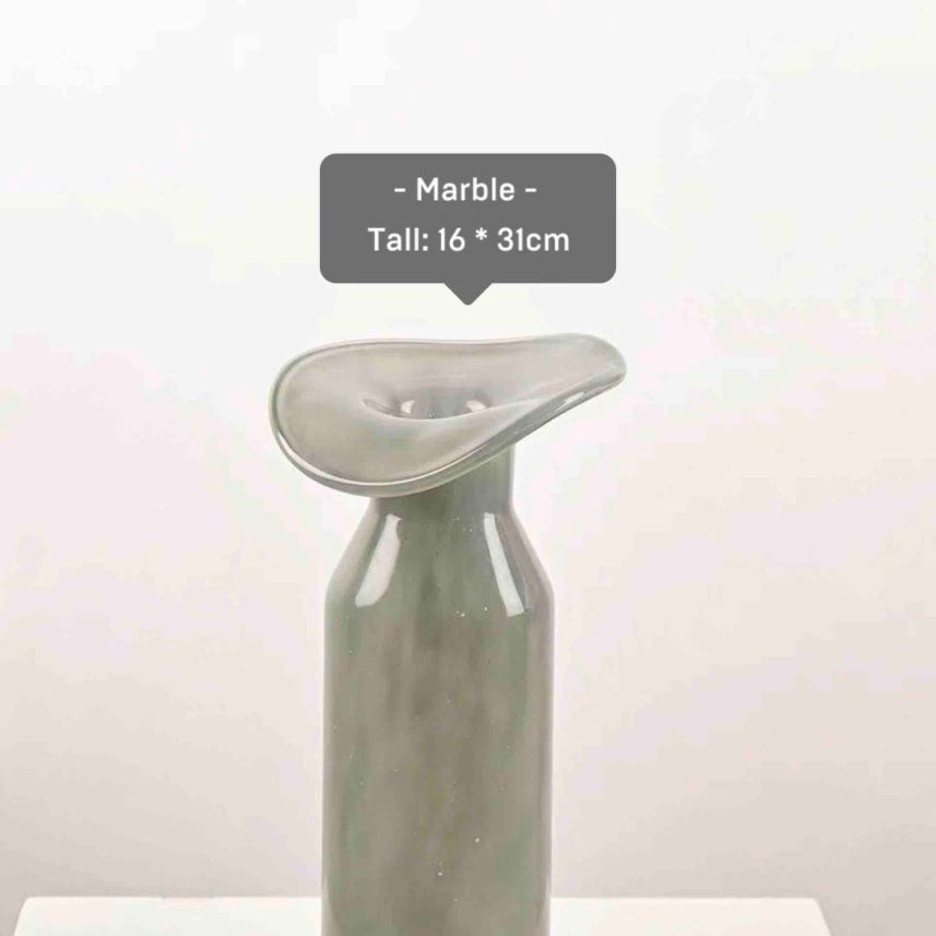 Contemporary Decorative Blooming Vase - Whimsical Eclectic Centerpiece Vases for Wedding & Dinner Party-11