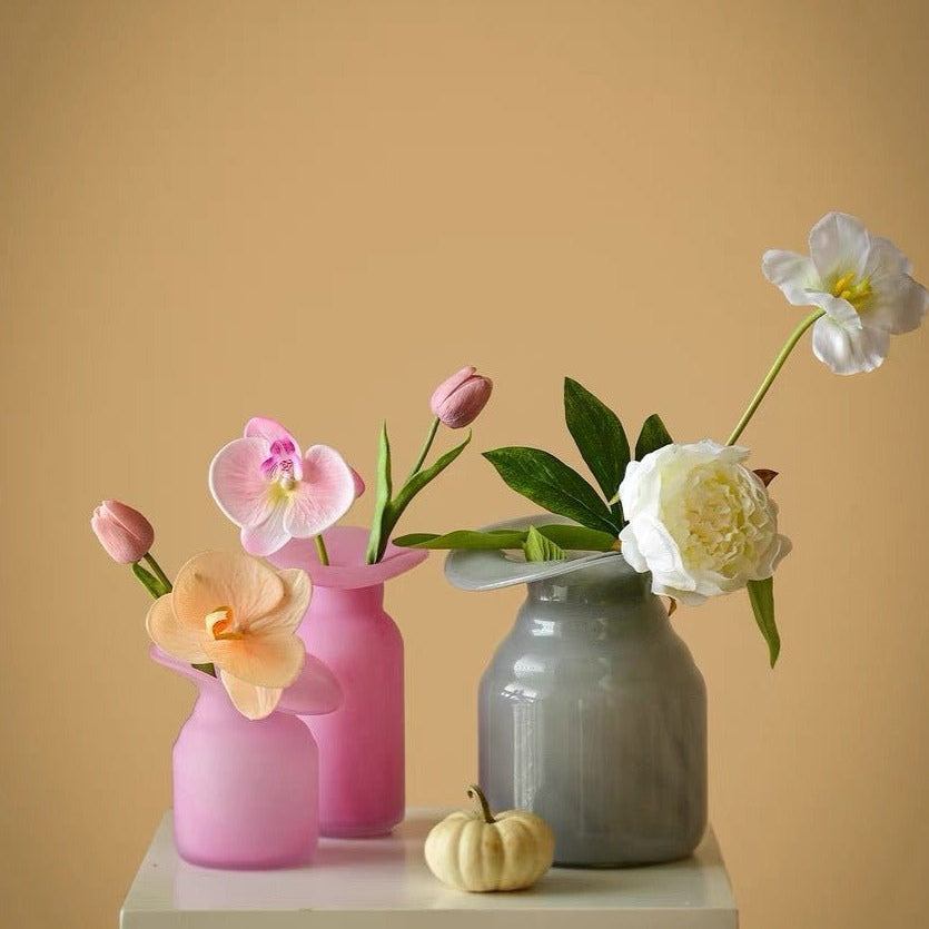 Contemporary Decorative Blooming Vase - Whimsical Eclectic Centerpiece Vases for Wedding & Dinner Party-0