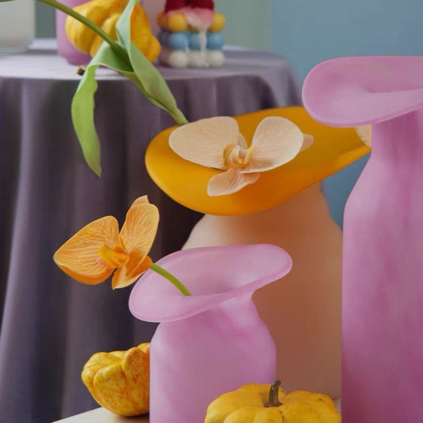 Contemporary Decorative Blooming Vase - Whimsical Eclectic Centerpiece Vases for Wedding & Dinner Party-3