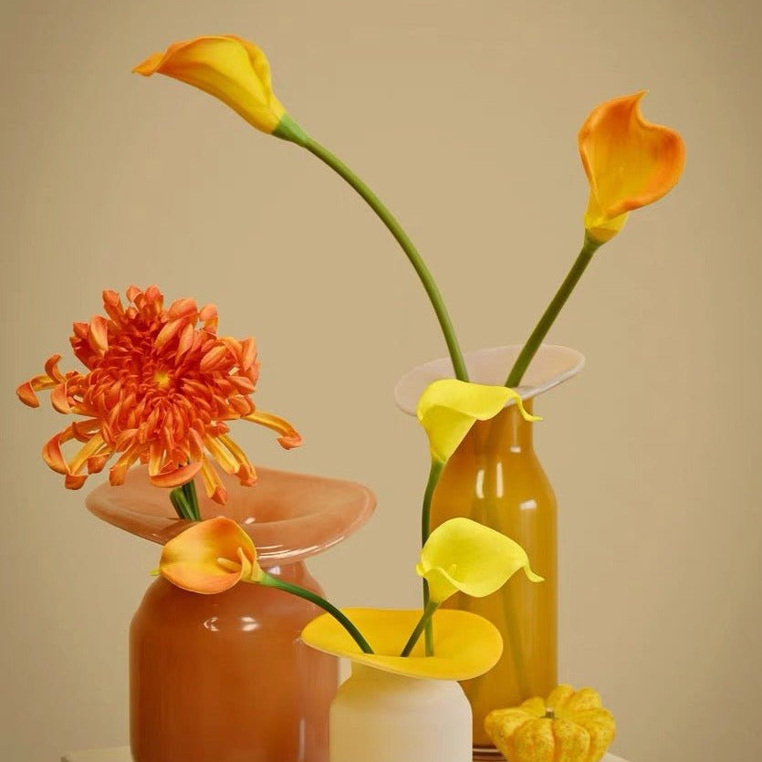 Contemporary Decorative Blooming Vase - Whimsical Eclectic Centerpiece Vases for Wedding & Dinner Party-2