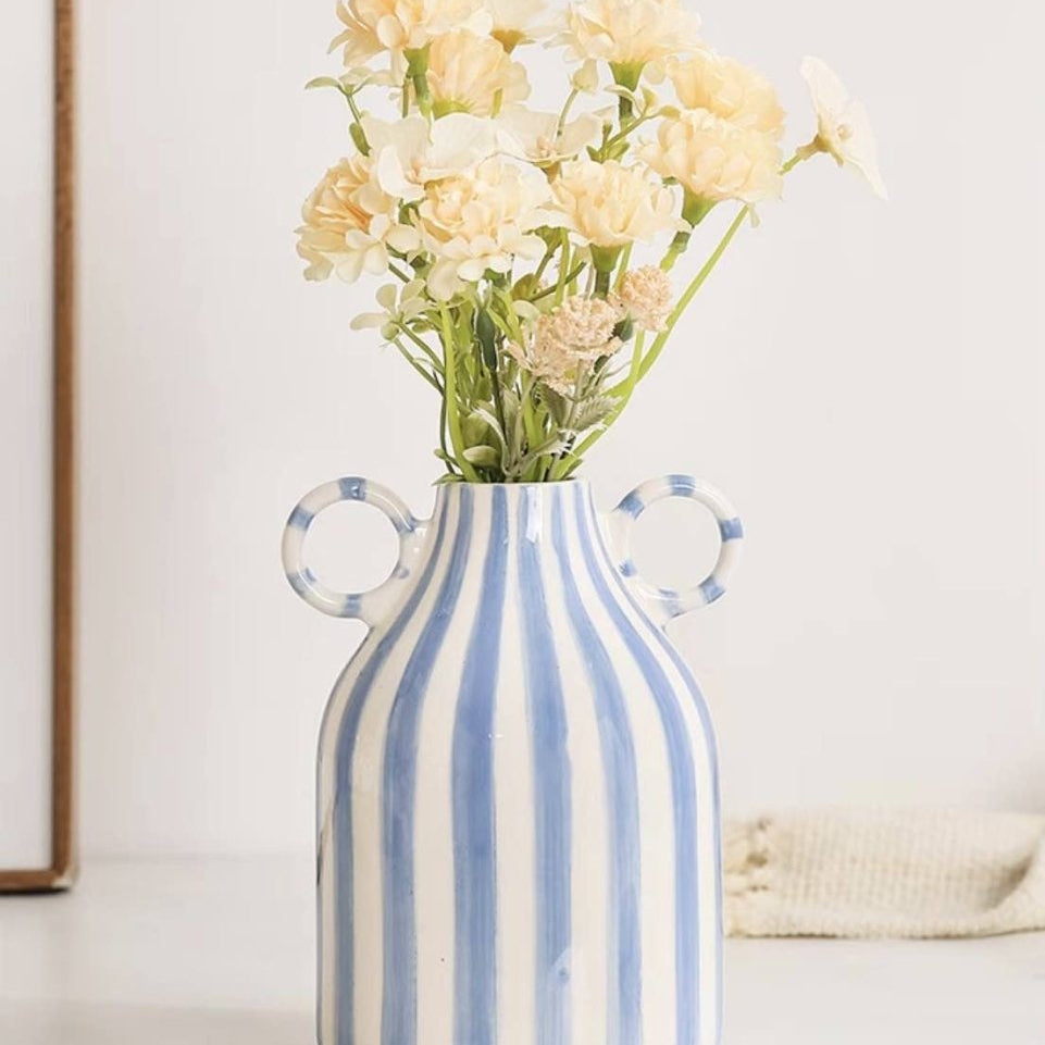 Hand-painted Whimsical Quirky Cute Dual-handle Vases-6
