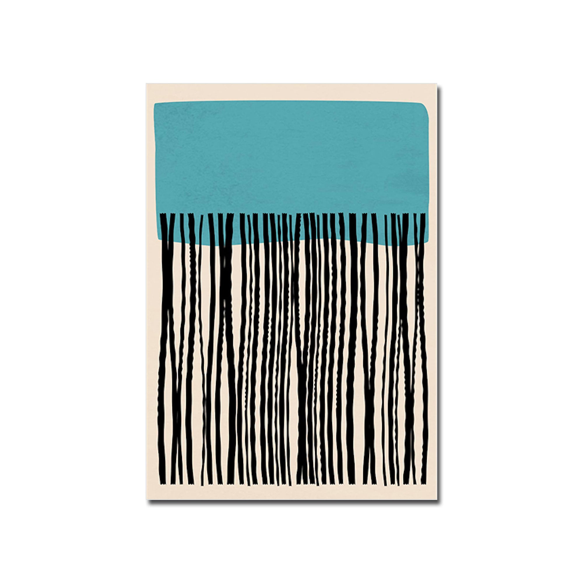 Affiche Abstraite Unica Nota · Poster minimaliste lignes et formes · Décoration murale moderne pour salon ou chambre