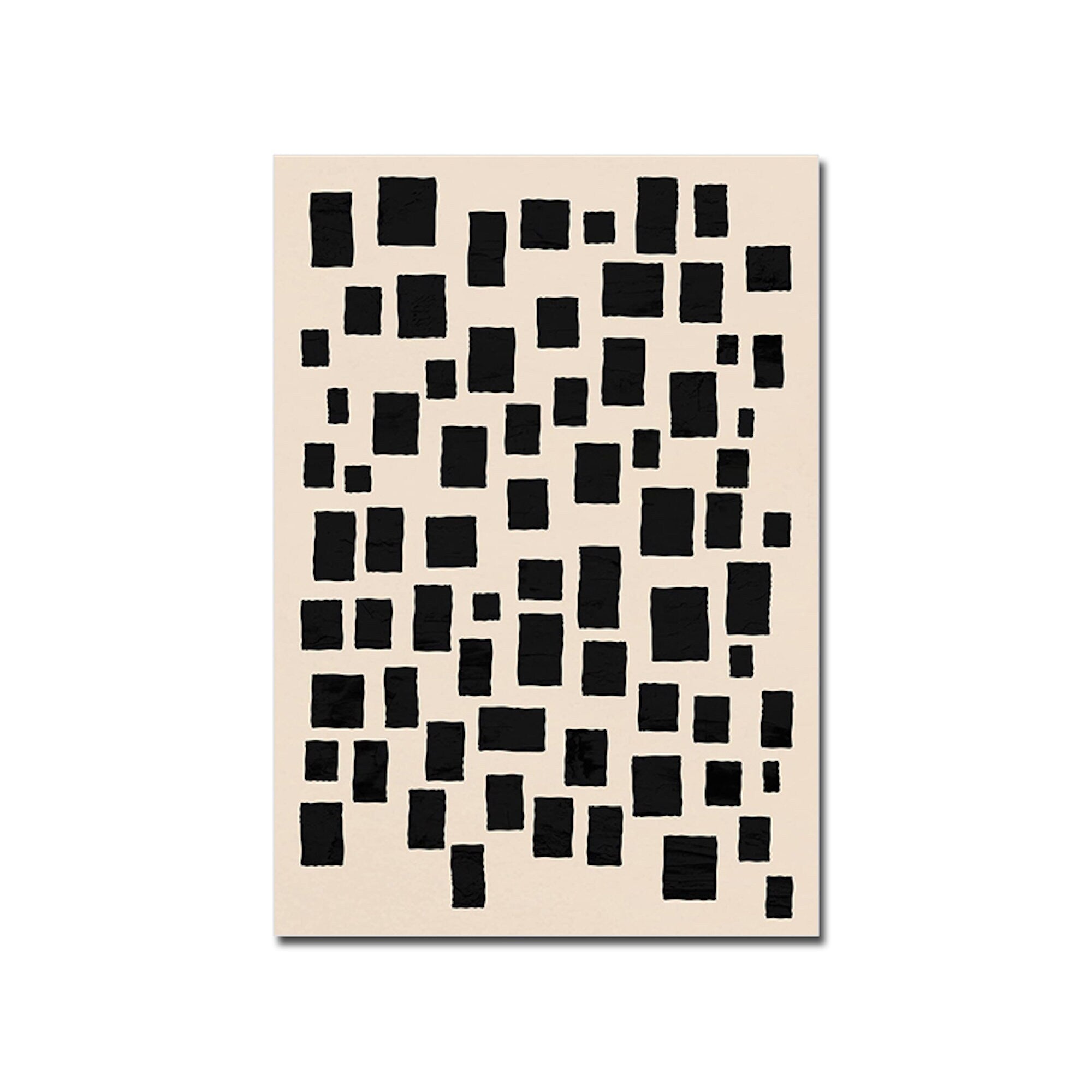 Affiche Abstraite Unica Nota · Poster minimaliste lignes et formes · Décoration murale moderne pour salon ou chambre