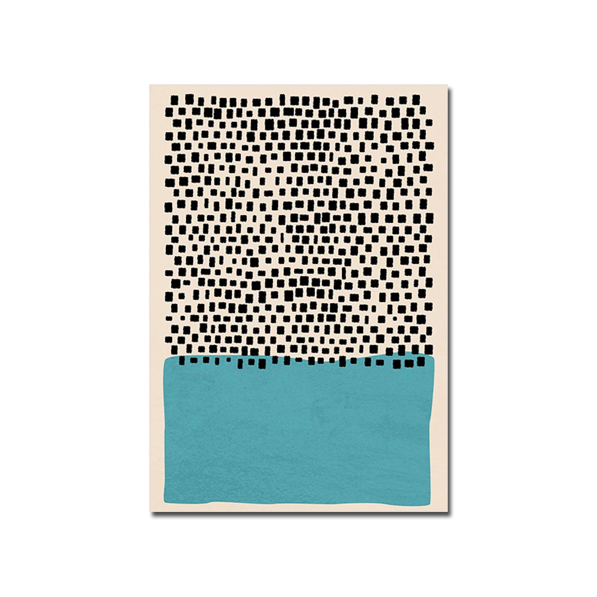 Affiche Abstraite Unica Nota · Poster minimaliste lignes et formes · Décoration murale moderne pour salon ou chambre