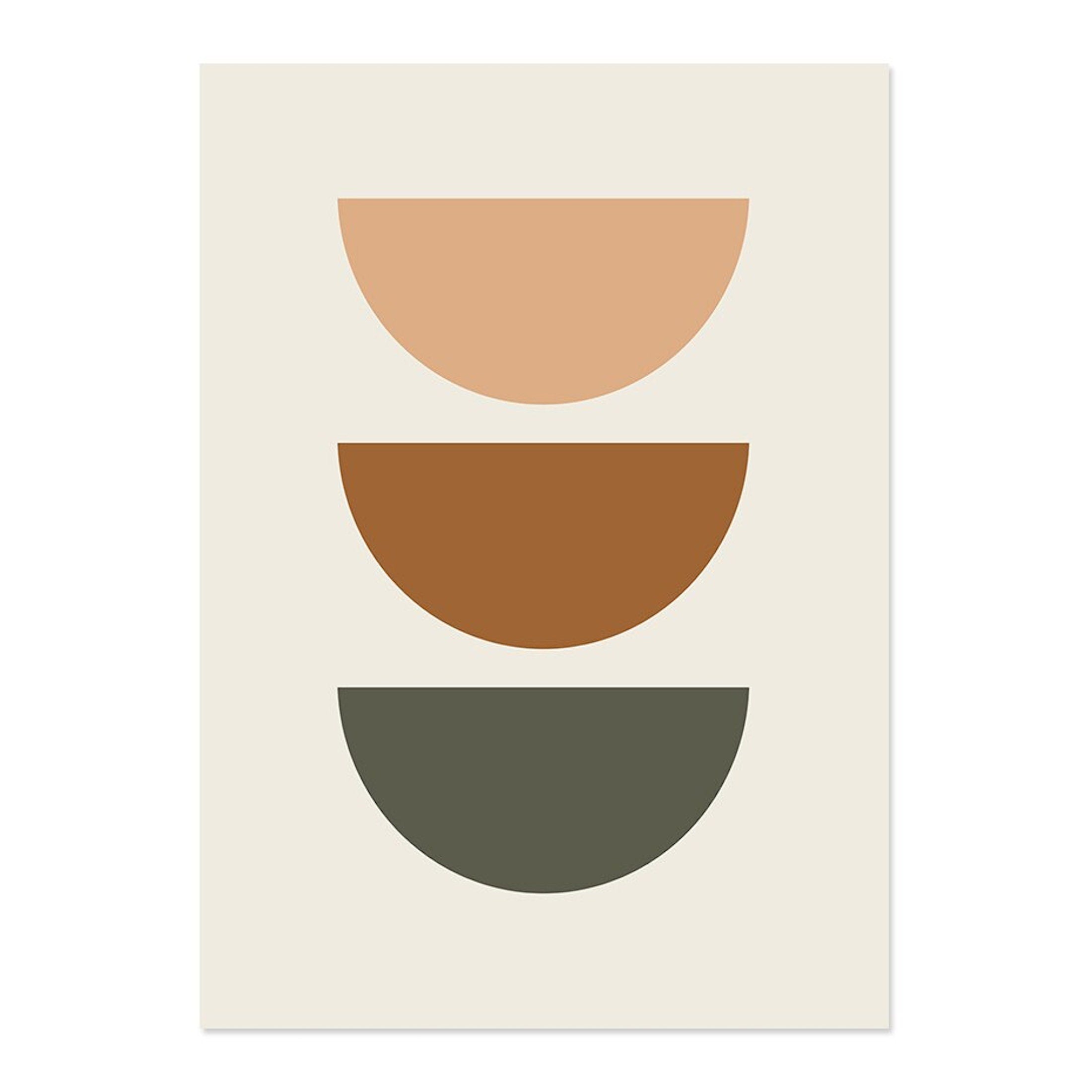 Affiche Plantes Boho Unica Nota · Poster minimaliste lignes modernes · Décoration murale naturelle pour salon, chambre ou bureau