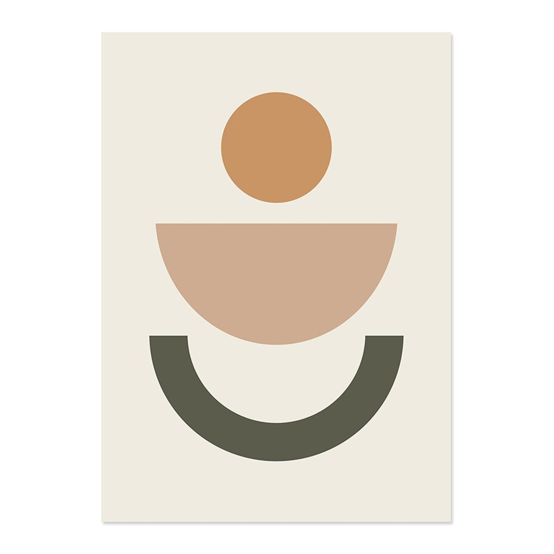 Affiche Plantes Boho Unica Nota · Poster minimaliste lignes modernes · Décoration murale naturelle pour salon, chambre ou bureau