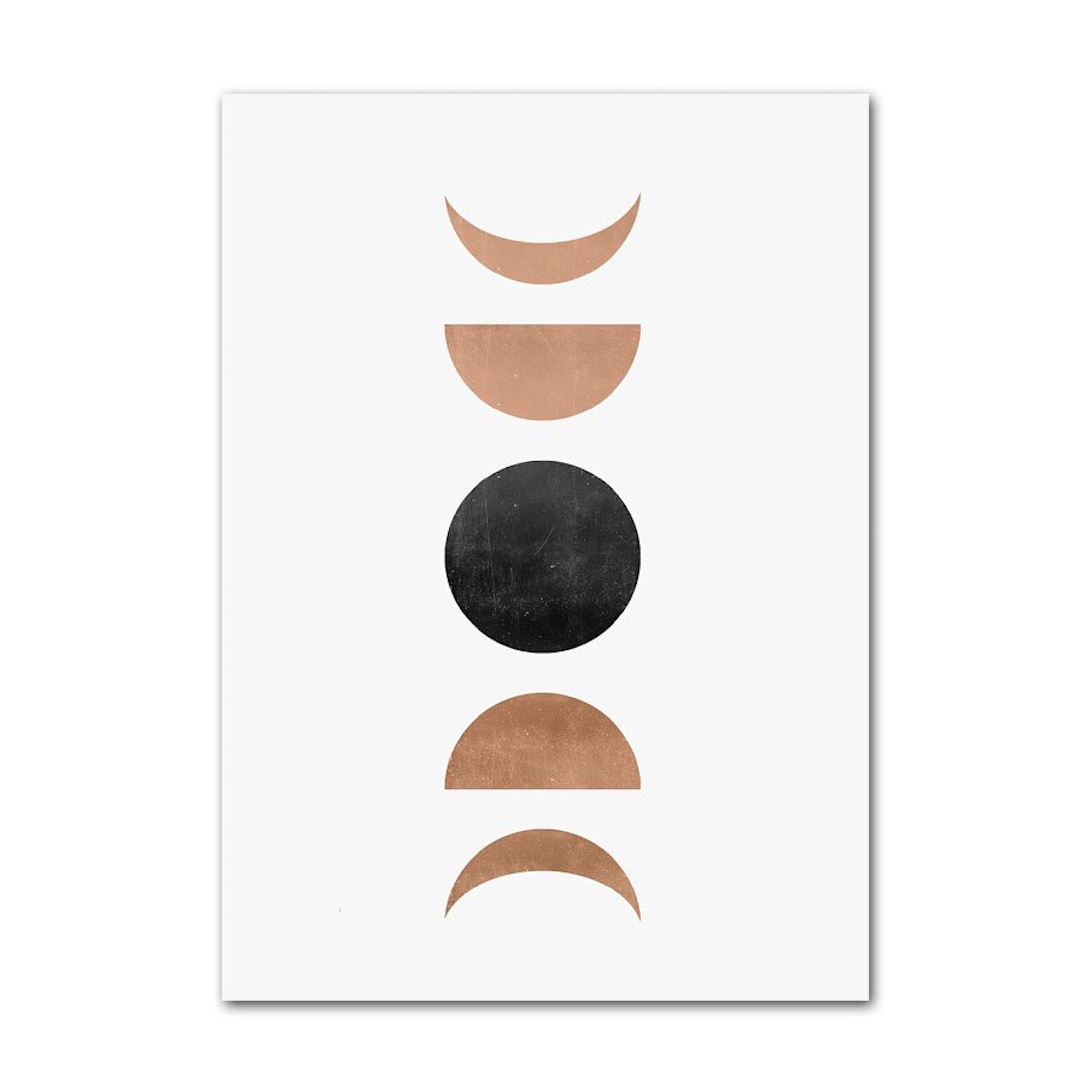 Affiche murale Unica Nota · Poster Plantes & Lignes Géométriques · Décoration naturelle et moderne