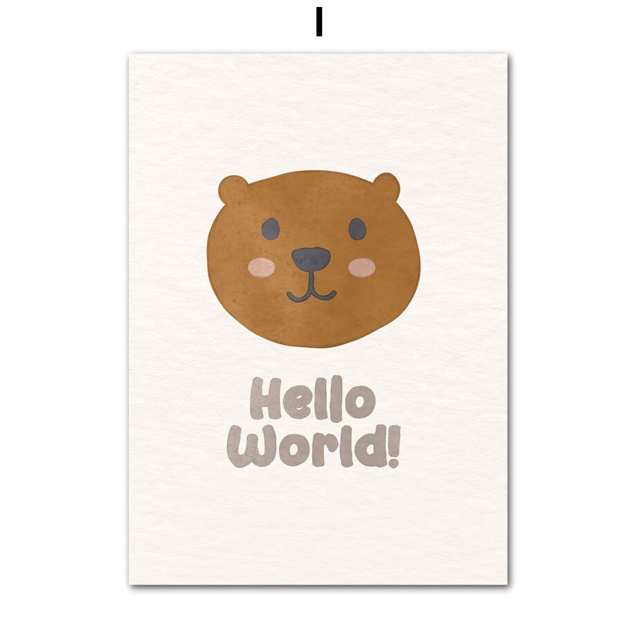 Affiche chambre enfant Unica Nota · Poster Boho Soleil et Voitures · Décoration murale colorée et joyeuse