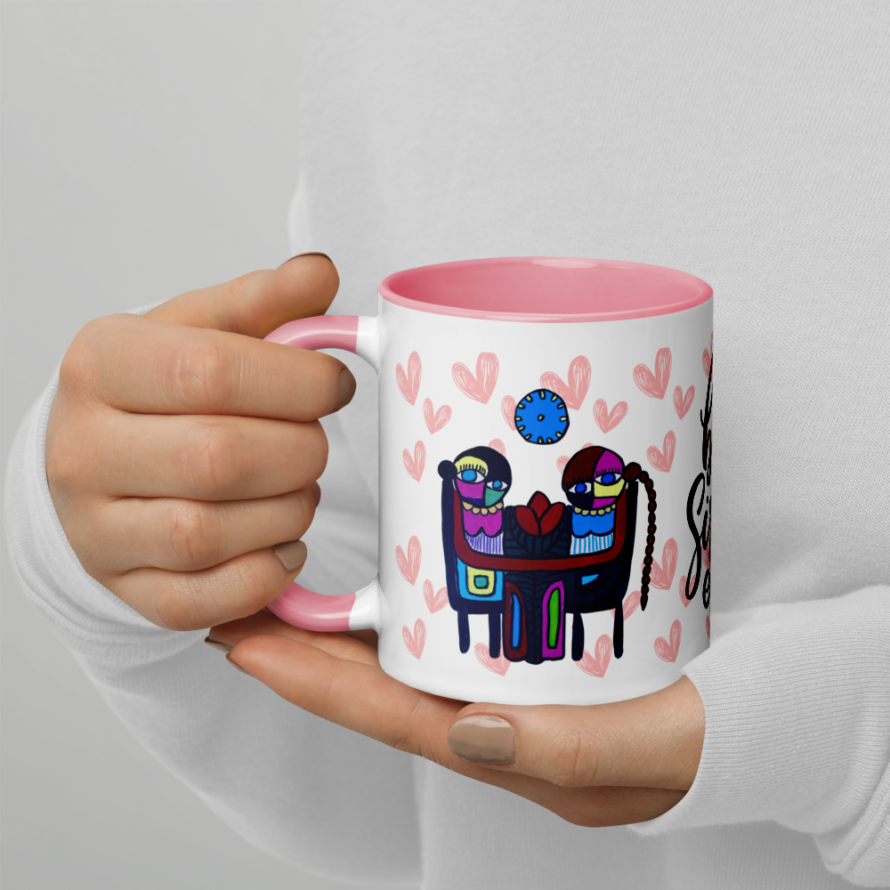 Holding the Best sister ever mug by Unica Nota