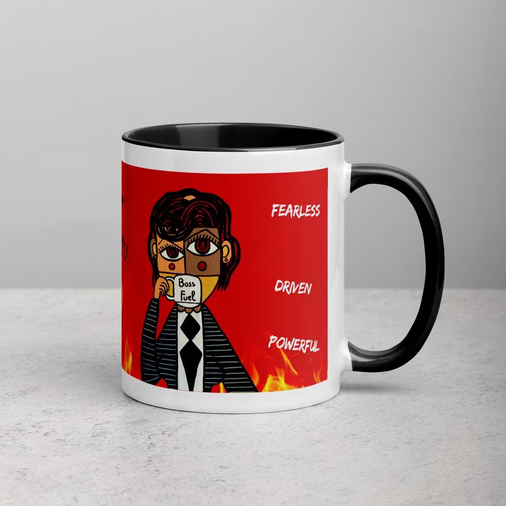 Unica Nota I am Power artistic mug female character 