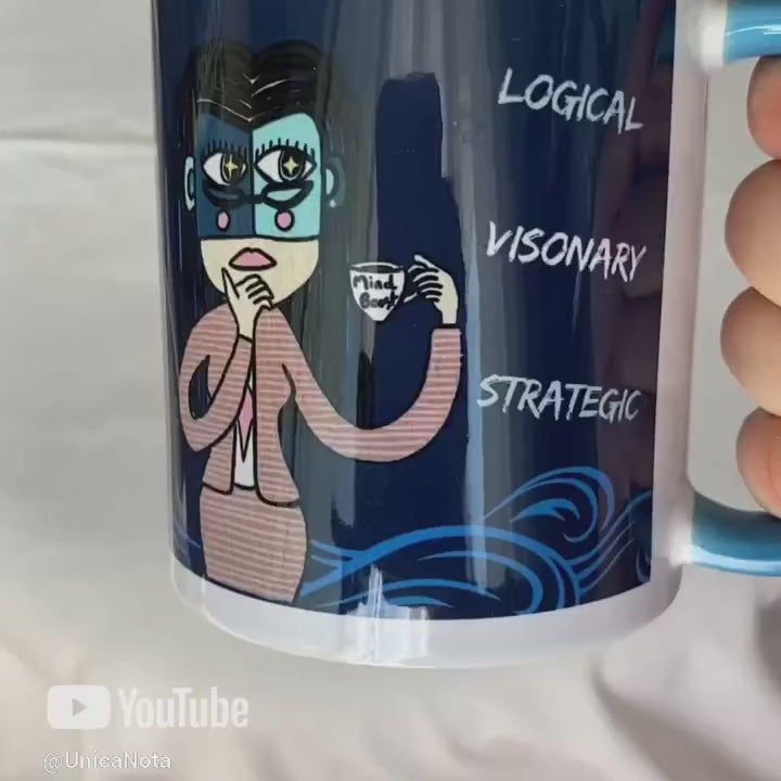 Vidéo du mug L’Analytique – design sobre et puissant – Unica Nota

