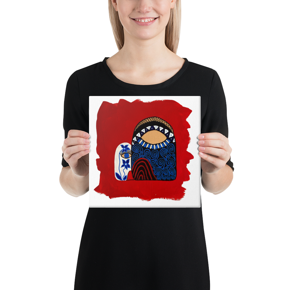 Tableau derrière les larmes espoir par Unica Nota