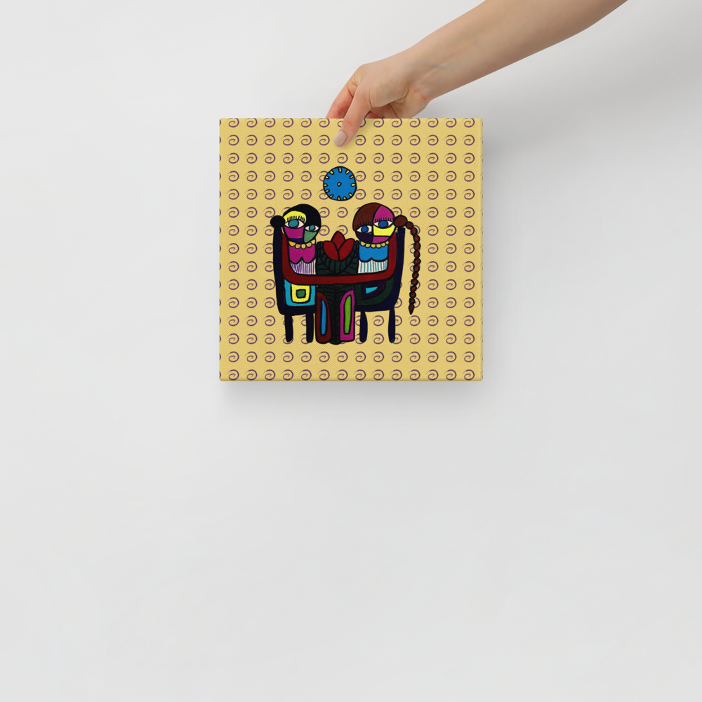 TAbleau hors du temps amour entre soeurs par Unica Nota