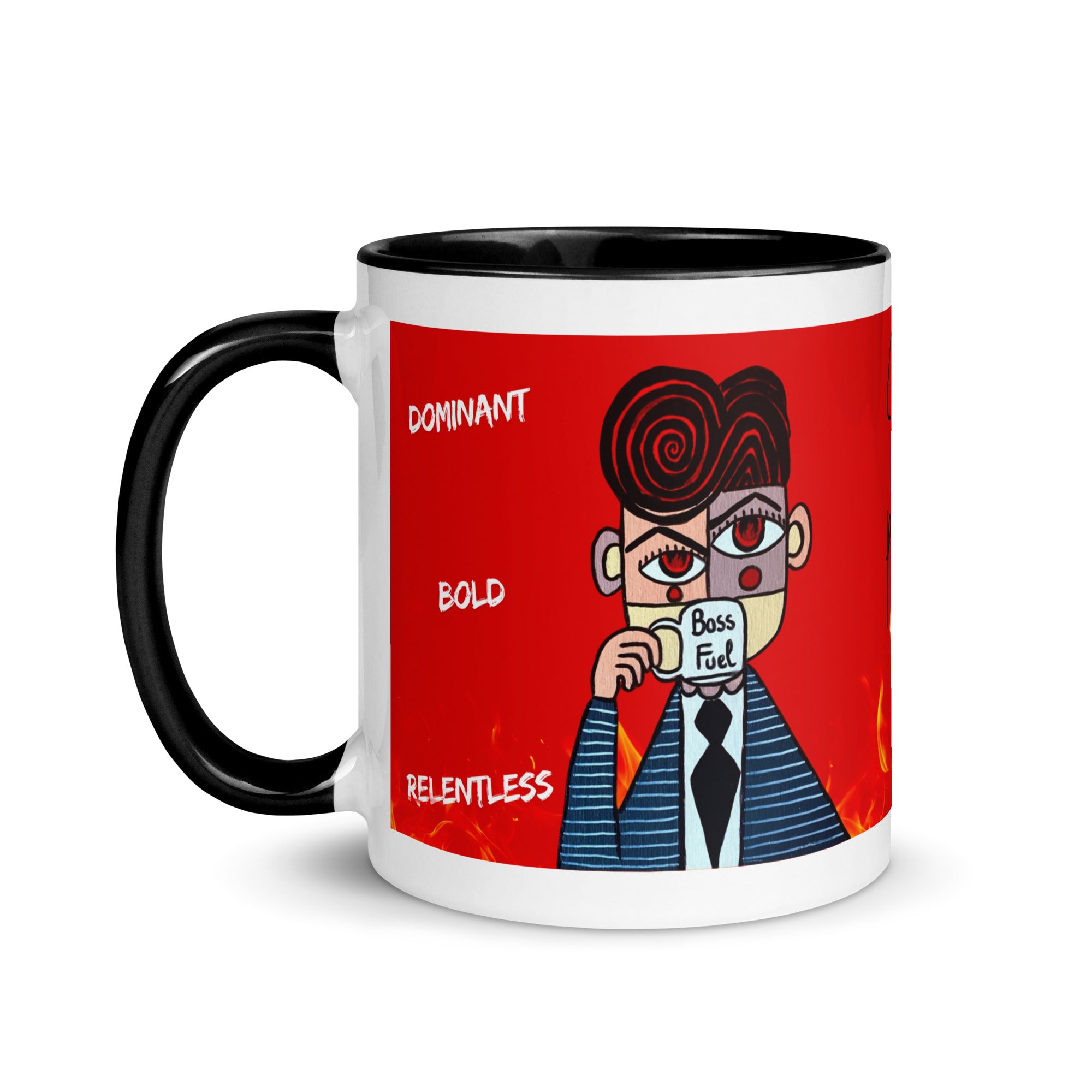 Mug L’Ambitieux – I am Power – design rouge puissant pour leader ou entrepreneur – Unica Nota


