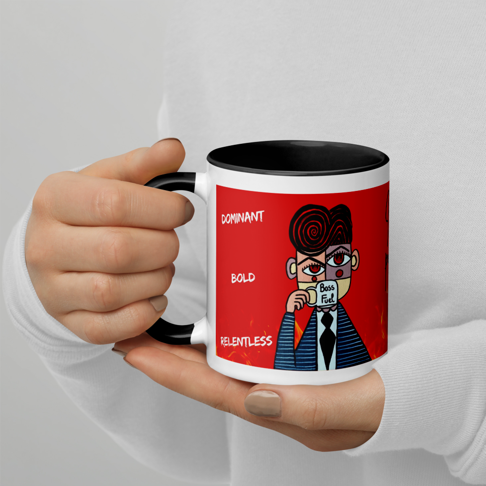 🔥 Mug rouge « L’Ambitieux » – I am Power | Cadeau énergique et motivant pour leader, entrepreneur ou esprit audacieux
