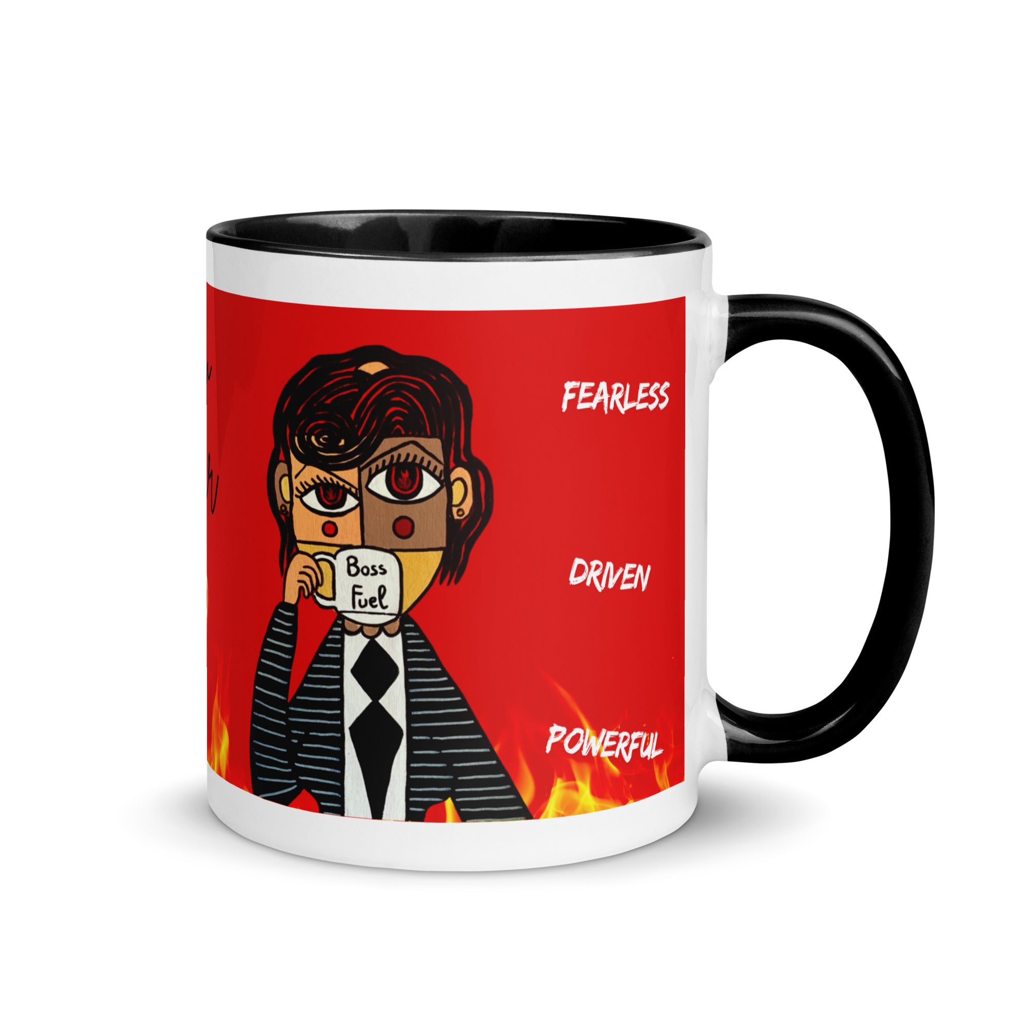Mug L’Ambitieux – I am Power – design rouge puissant pour leader ou entrepreneur – Unica Nota


