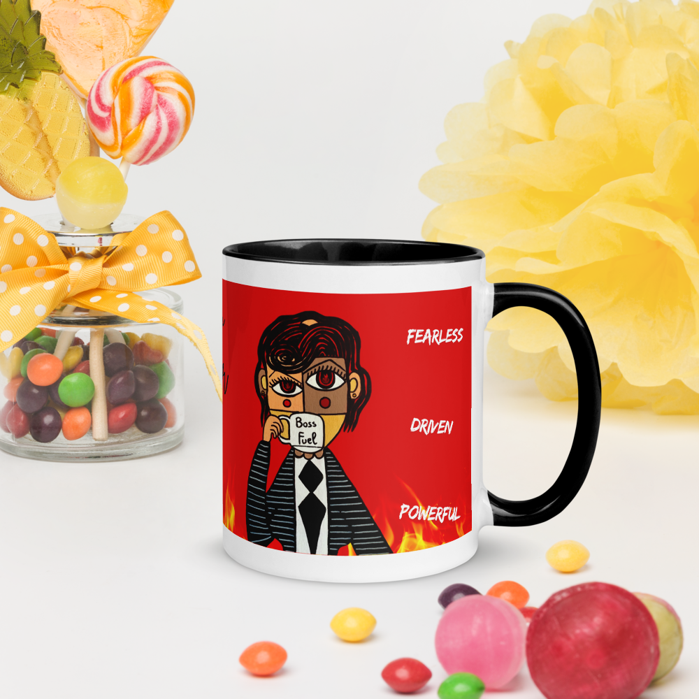 🔥 Mug rouge « L’Ambitieux » – I am Power | Cadeau énergique et motivant pour leader, entrepreneur ou esprit audacieux