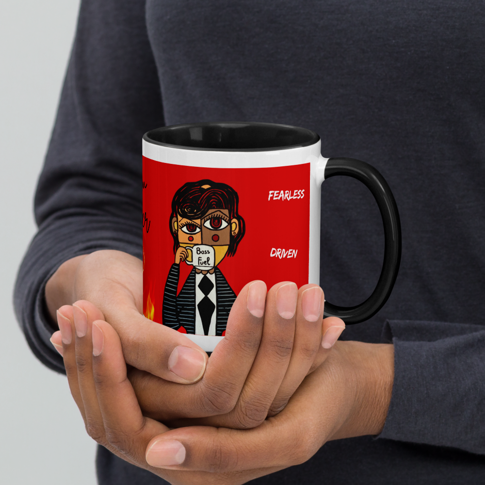 🔥 Mug rouge « L’Ambitieux » – I am Power | Cadeau énergique et motivant pour leader, entrepreneur ou esprit audacieux