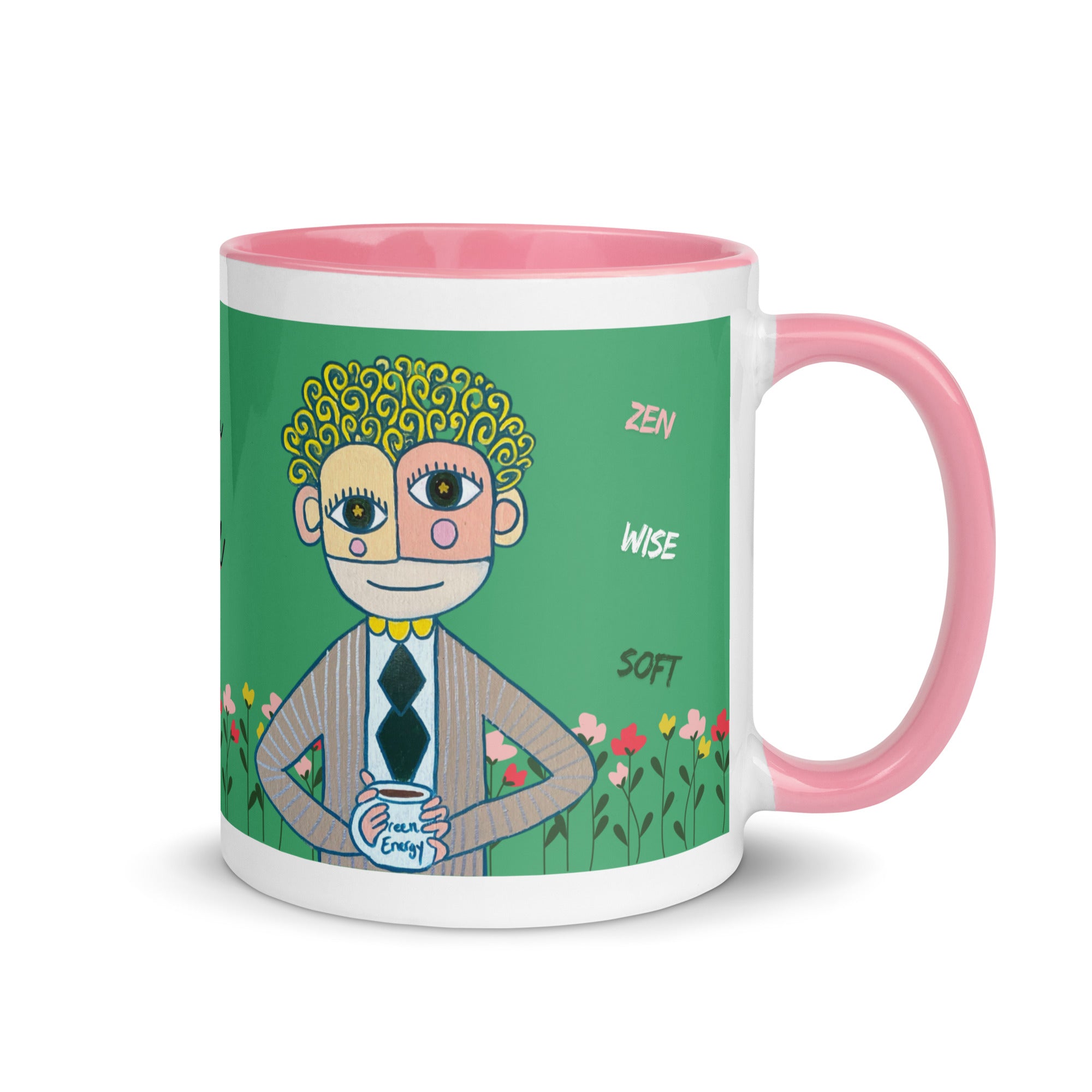 Message I am Peace sur mug Le Bienveillant – design artistique bienveillant – Unica Nota

