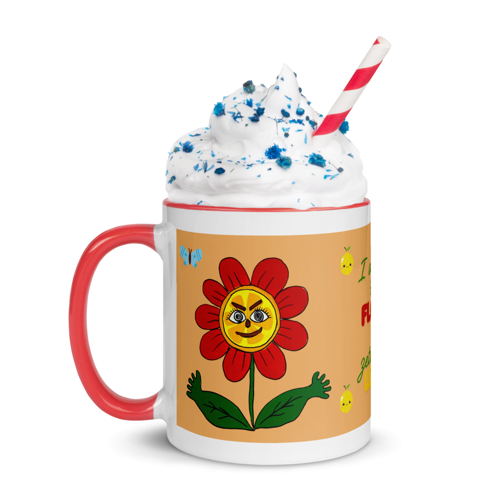 🍋 Mug « Sweet Zesty » – Tasse artistique au design citron & fleur pour démarrer la journée avec fraîcheur et énergie