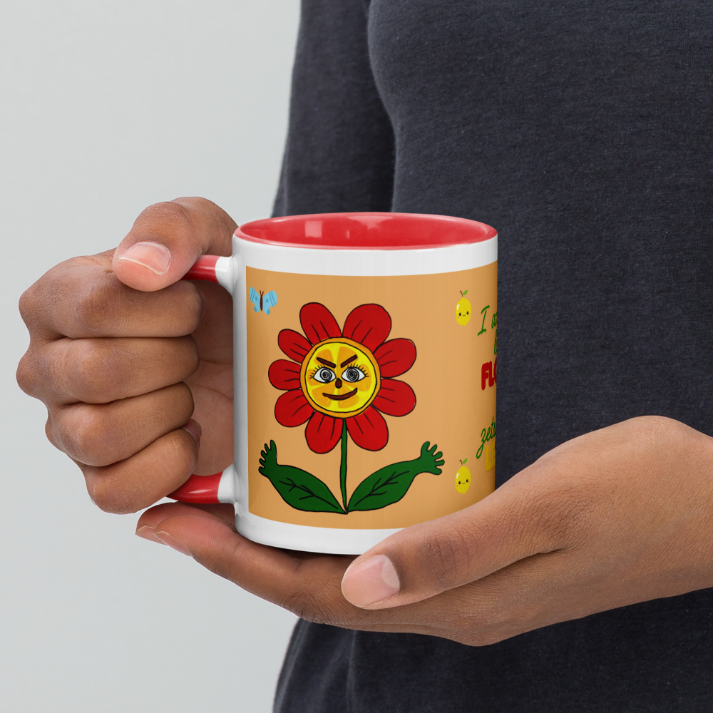 🍋 Mug « Sweet Zesty » – Tasse artistique au design citron & fleur pour démarrer la journée avec fraîcheur et énergie