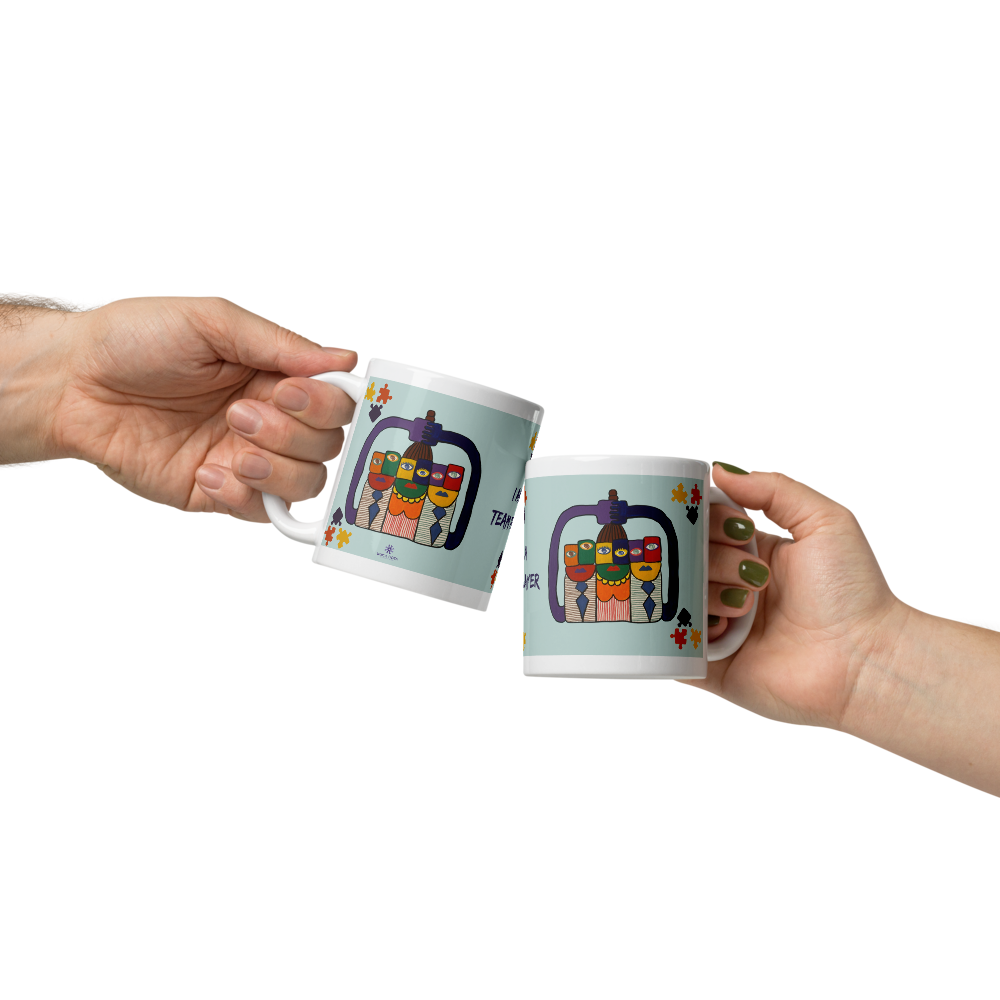 Team Work Artistic Mug – United in Difference