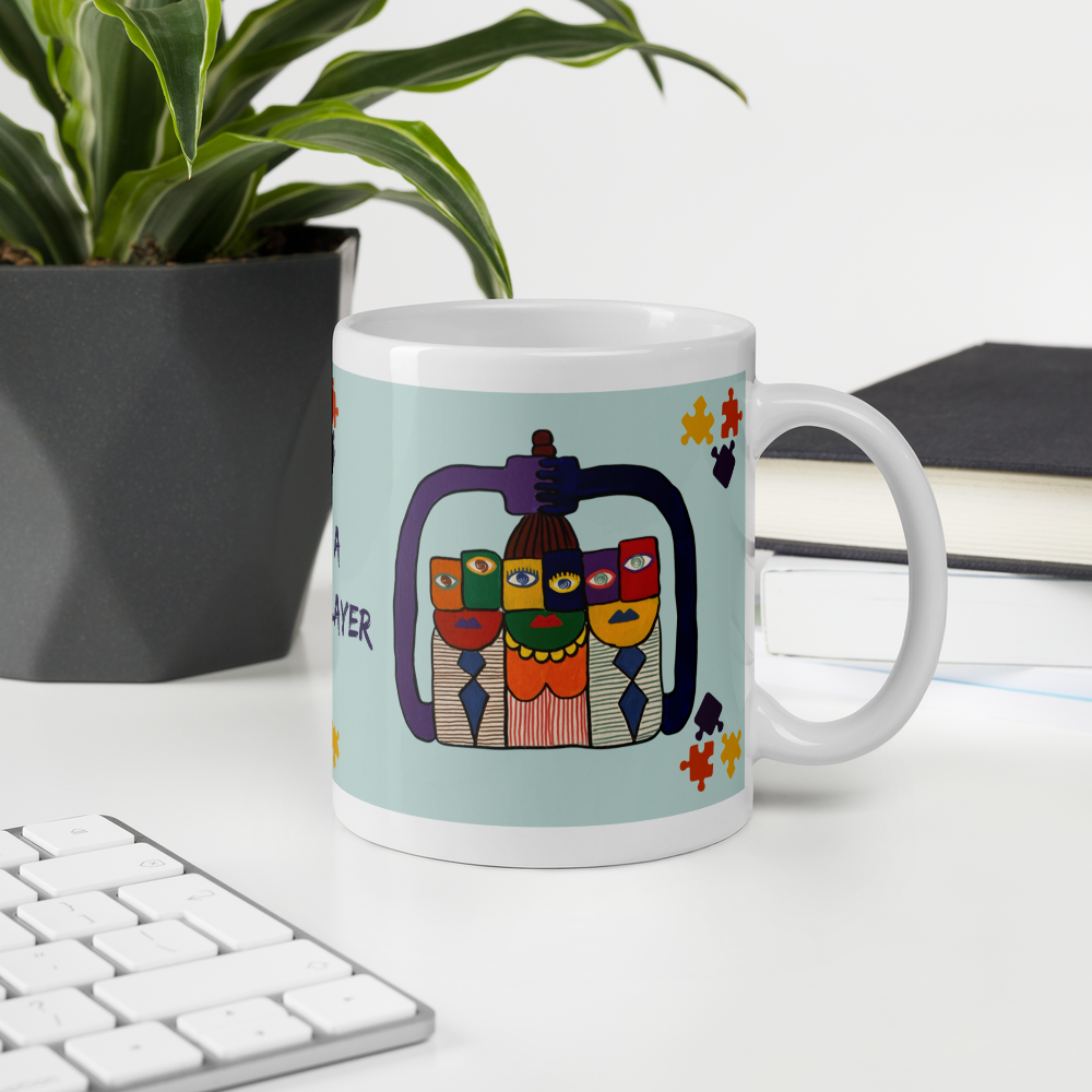 Team Work Artistic Mug – United in Difference